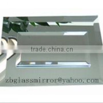Supply high quality decorative wall mirror glass tile antique mirror