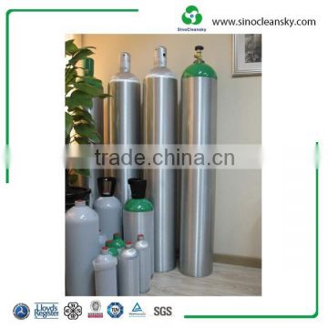 EN 50L 200bar Aluminum Gas Cylinder For Industrial Speciality Gas
