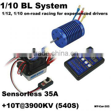 Mystery 1/10 Brushless System 1/12,1/10 on-road racing for experienced drivers HL-SL35A + 10T@3900KV (HL540S-3650M Motor) RC CAR