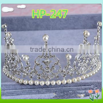Wholesale bling big rhinestone wedding crown ,rhinestone bridal crowns
