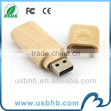 Pretty wooden usb disk for promo gift/usb2.0