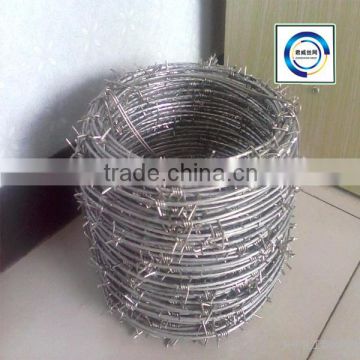 Galvanized double twisted concertina barbed wire price per roll
