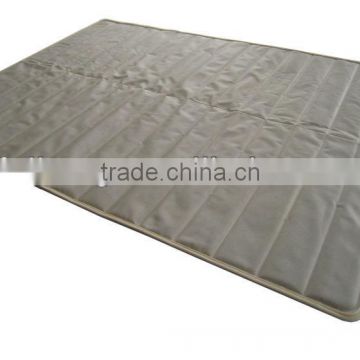 Polyester +PVC gel cooling cushion