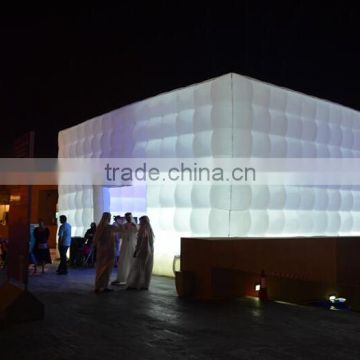 Christmas Cube Tent Inflatable Advertising Tent with Led Light