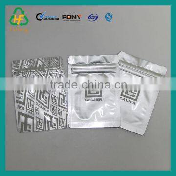 Alibaba China Aluminum foil zipper plastic bag