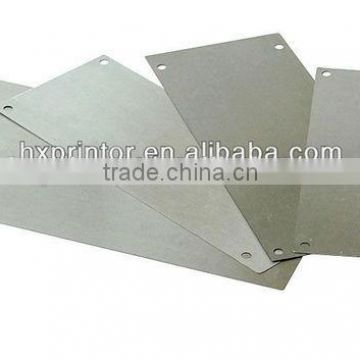 China customed thin steel cliche plate for pad printing