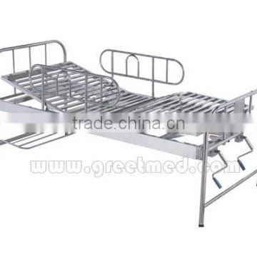 stainless steel adjustable hospital folding bed