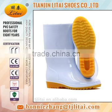 CE EN20345 S5 oil resistance waterproof PVC boot for food industry