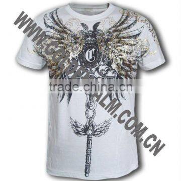 Men's discharge printing T-shirts