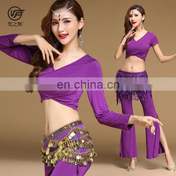 T-5188 Arabic long sleeve wholesales professional belly dance costumes