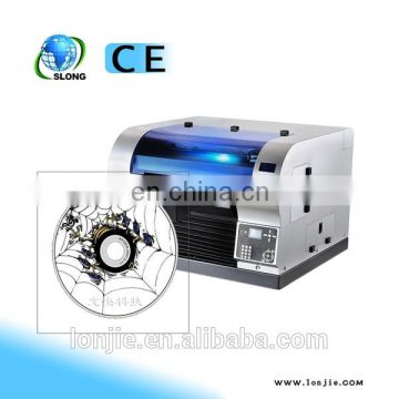 Economical a3 directly print photo on pvc / card/ cd / case /leather solvent flat bed printer