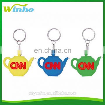 Winho Teapot shaped measuring tape keychain