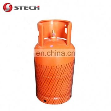 stech portable steel material low pressure 12.5kg lpg cylinder gas cylinder