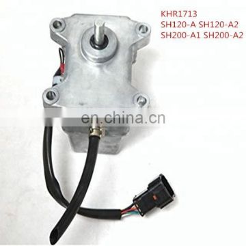 Throttle motor ASSY KHR1713 fit for SH120-A SH120-A2 SH200-A1 SH200-A2 engine