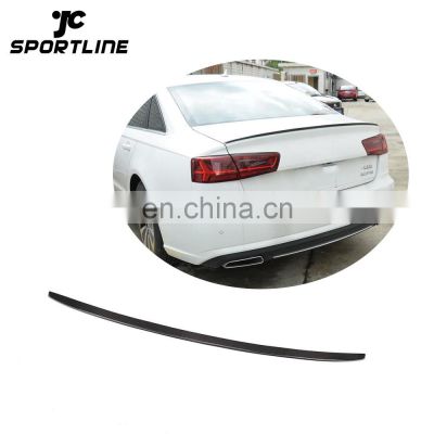 New Style A6 C7 S6 Carbon Fiber Rear Boot Trunk Spoiler for AUDI 2013