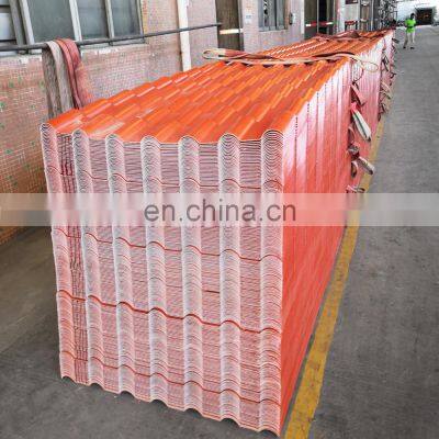 Heat resistance wave pvc roof tiles for industry/excellent waterproof upvc plastic roof sheet for warehouse