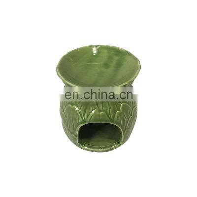 3d new custom christmas ceramic tea light plug in oil candle wax burner essential oil