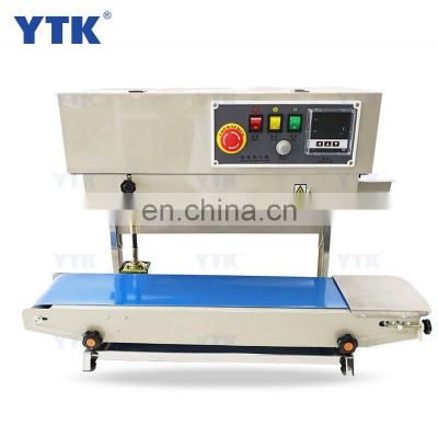 YTK-FR900V Dual-type Horizontal Automatic Vertical Continuous Band Sealer Pouch Heat Sealing Machine Plastic Bags