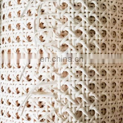OEM Wholesale PE Rattan/ Synthetic Cane webbing standard size fine open/ webbing Mesh various size from manufacturer in Viet Nam