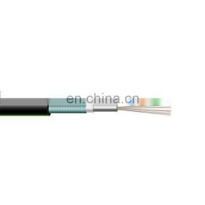 GYTC8S figure 8 overhead 24 core Self Supporting Aerial armoured fiber optical cable