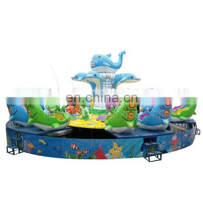 Most Popular cheap kiddie rides battling shark island attractions water rotary game amusement park rides