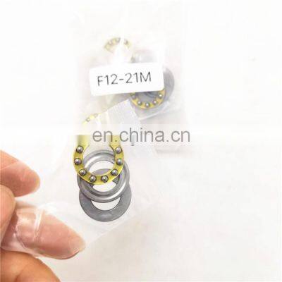 High quality 12*21*5mm F12-21M bearing F12-21M Miniature Flat Thrust Ball Bearing F12-21M