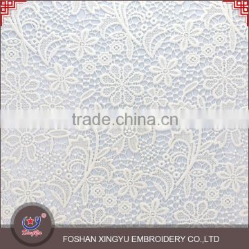 Wholesale Promotional popular computer net embroidery fabric design for wedding dress