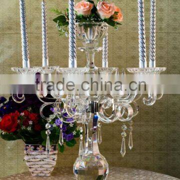 attractive and durable crystal candelabra for decoration