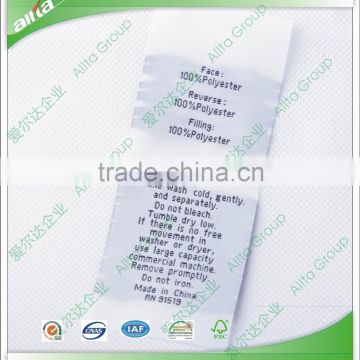 Customized cheap woven carelabel with high quality