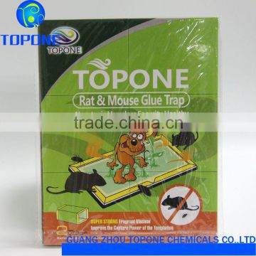 2016 topone Hot Sale good effective large mouse and rat glue trap, high quality mouse killer