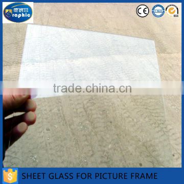 extra clear 2.7mm big size flat clear glass for photo frame