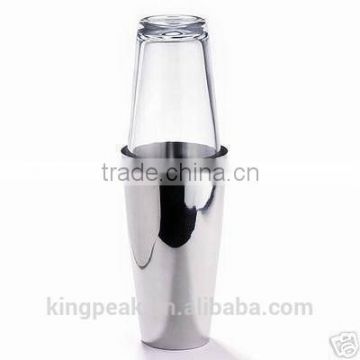 2015 New Product Professional Cocktail Shaker Glass and Tin/cocktail shaker stainless steel/shaker joyshaker water bottle