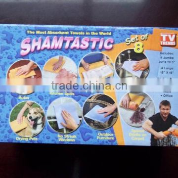 Shamwow cleaning cloth (viscose/polyester)