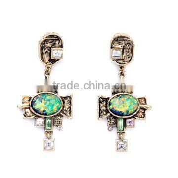 In stock 2016 Fashion Dangle Long Earring New Design Wholesale High quality Jewelry SKC1580