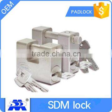 steel rectangular padlock