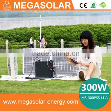 2016 Top 300w portable camping energy source solar generator with build in battery