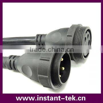 M58 IP67 straight male and female waterproof wire connector