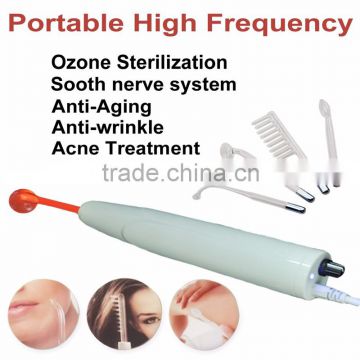 HF Portable High Frequency Face Care Facial Skin Care Microcurrent Spa Skin Tightening Beauty Equipment