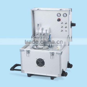 High quality dental portable turbine unit suction work air compressor for cavities repairing