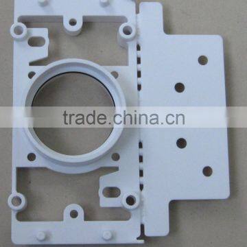 mounting plate for central vacuum cleaner inlet valve