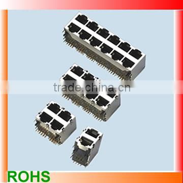 RJ45 Modular pcb network connector PCB Jack Connector