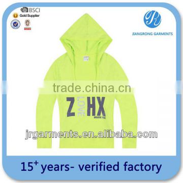 made in China OEM high quality cheap plain green hoodies