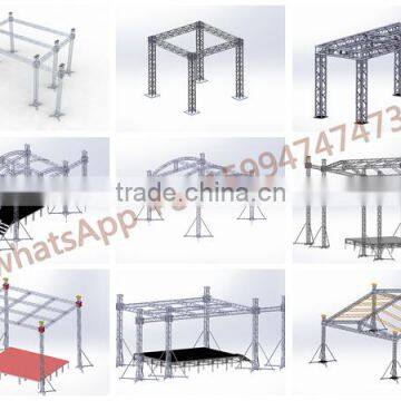 aluminum spigot lighting event truss stand