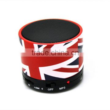 England Flag Wireless Mini Bluetooth Speaker With Mirco Sd Card Slot