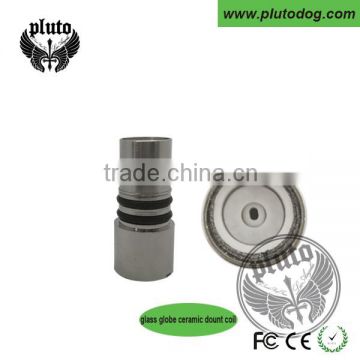 Wholesale price of glass globe atomizer with ceramic dount coil