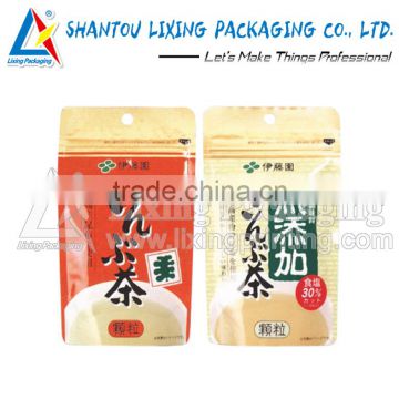 LIXING PACKAGING custom chinese tea packaging bags eco friendly