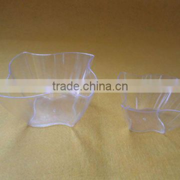 100ml,50ml Plastic disposable transparent ice cream bowl