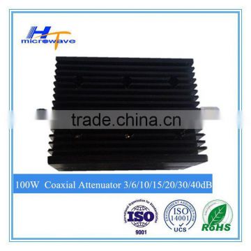 micro wave telecom parts DC-3GHz 100W low pim coaxial 30db attenuators