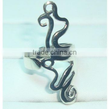 New designs silver jewelry pure sterling silver ring