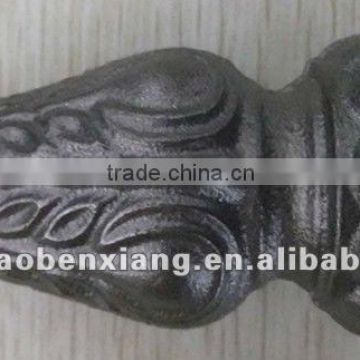 hot iron China Shangdong BX 2012 collor wrought iron/ iron bar steel collors pickets